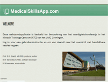 Tablet Screenshot of medicalskillsapp.com